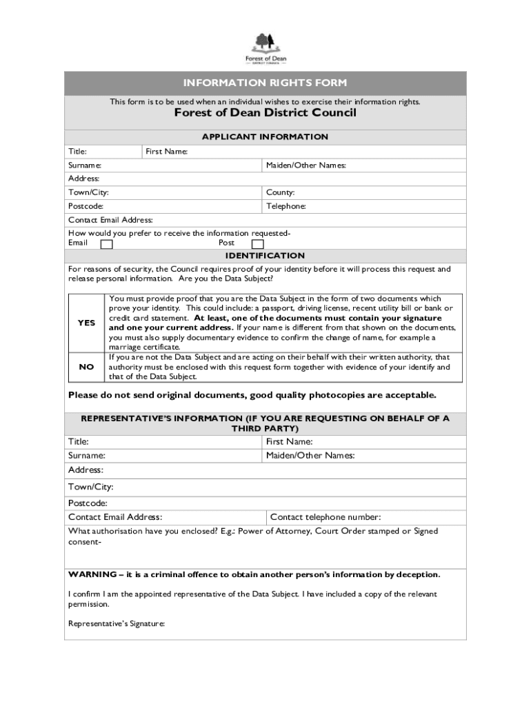 Fillable Online Forest of Dean District Council SHELAA Form Fax Email