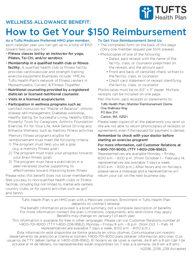 Fillable Online Use your Wellness Allowance to Stay Healthy and Save