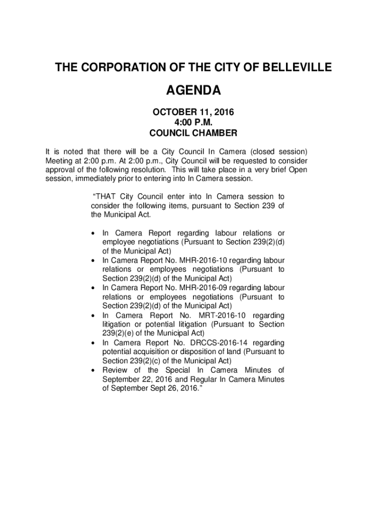 Fillable Online Official Plan and Zoning City of Belleville Fax Email