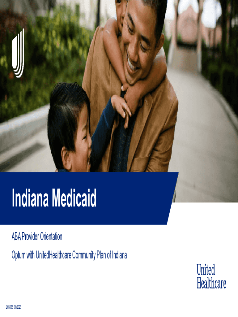 Fillable Online ABA Provider Orientation Optum with UnitedHealthcare