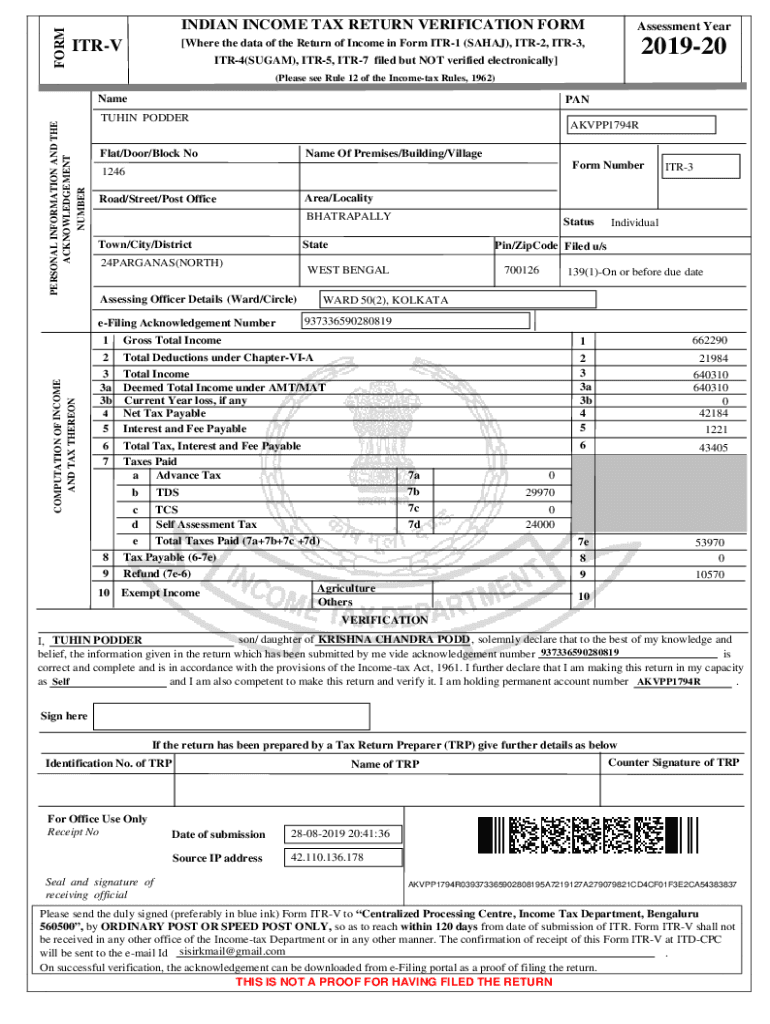 Fillable Online New Tax Return (ITR) Forms for AY 202324 Fax