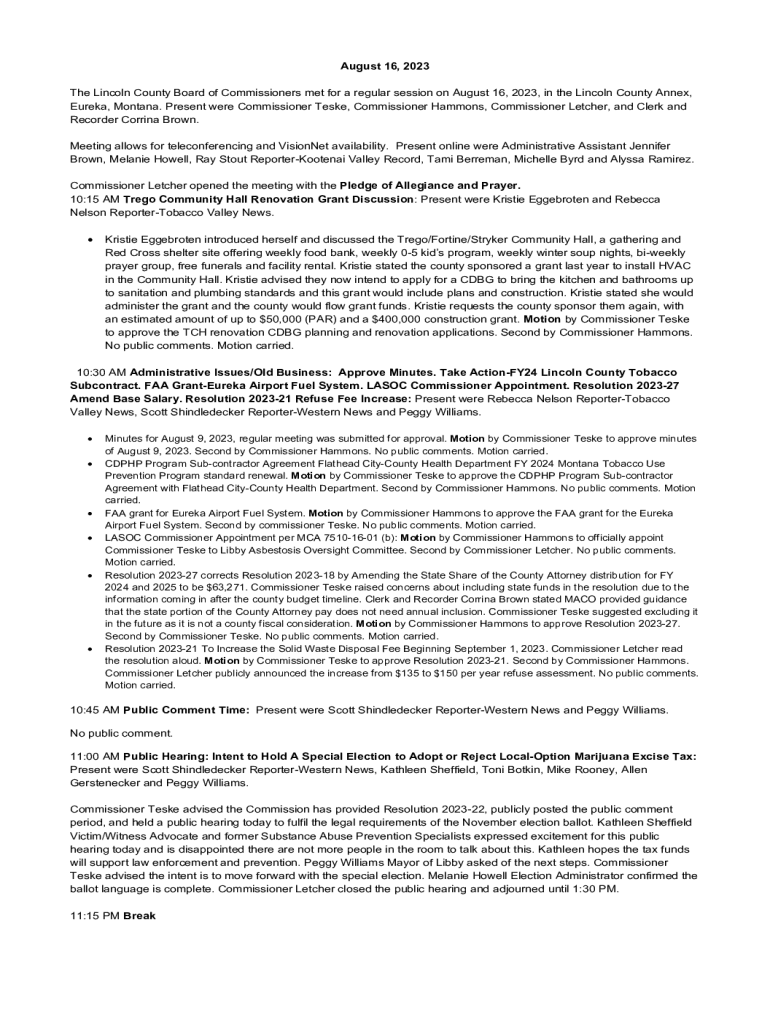 Fillable Online Lincoln County Library Eureka Fax Email Print pdfFiller