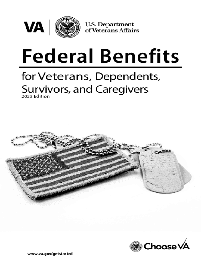 Fillable Online Federal Benefits. Veterans of the United States (U.S