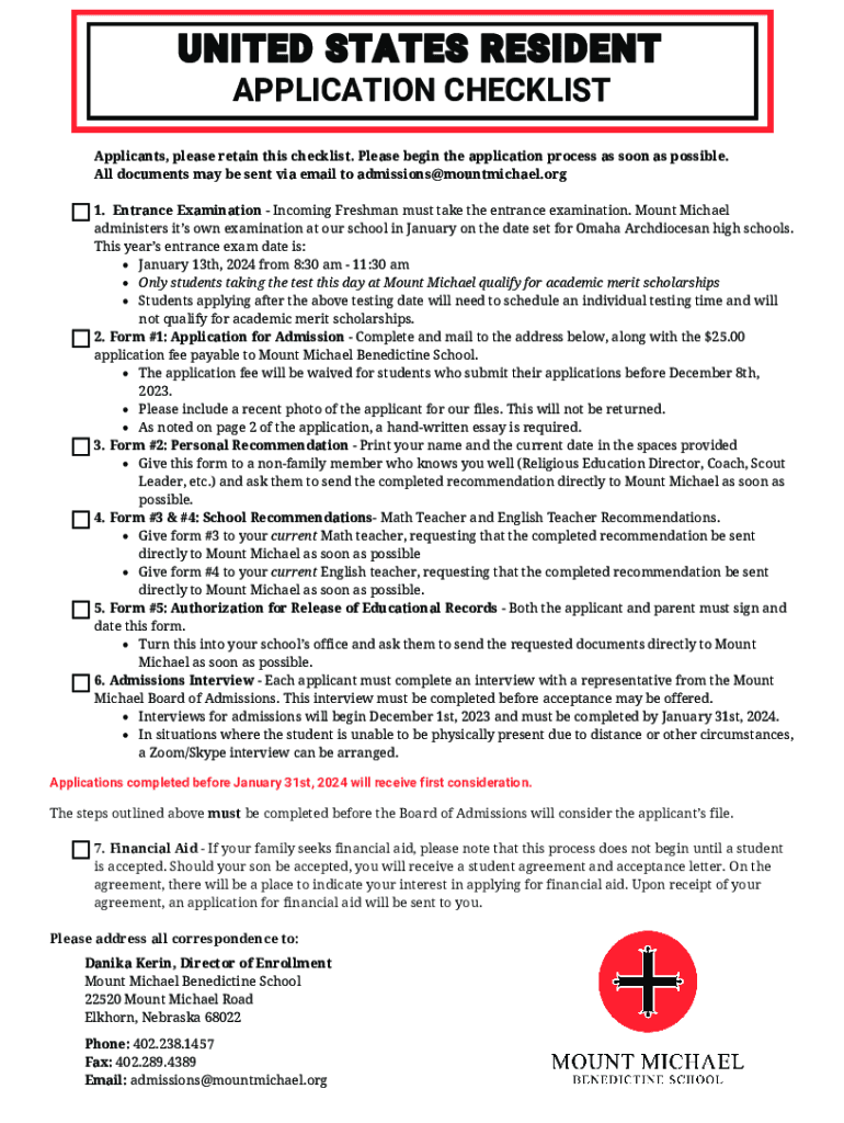 Fillable Online Document Checklist for Marriage Green Card Application