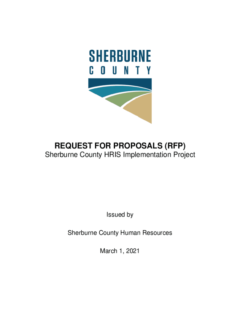Fillable Online Request for Proposals to Rewrite Sherburne County's
