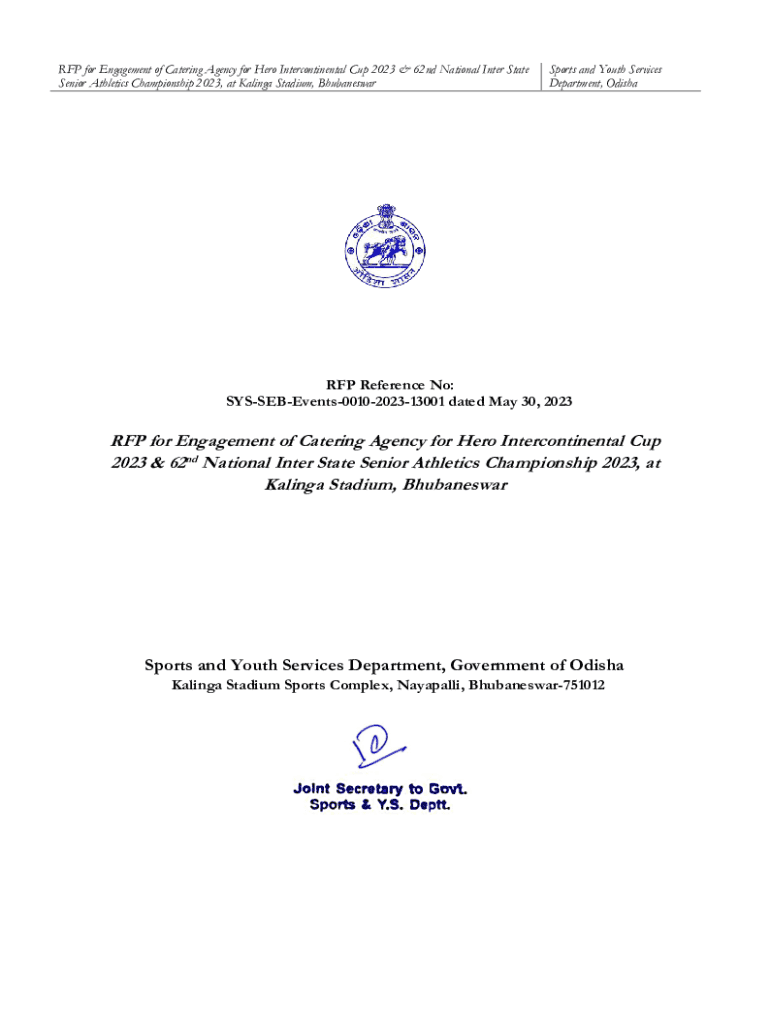 Fillable Online Sports & Youth Services DepartmentGovernment of Odisha Fax Email Print pdfFiller