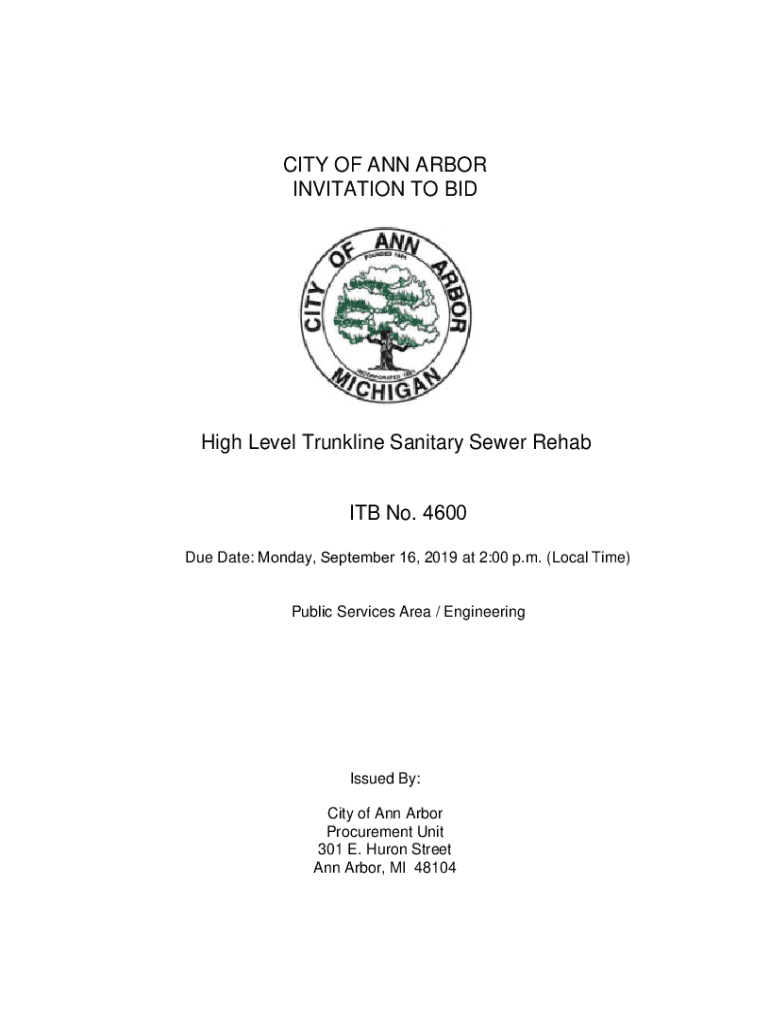 Fillable Online Water and Sewer ServicesTownship of Scio, MI Fax Email