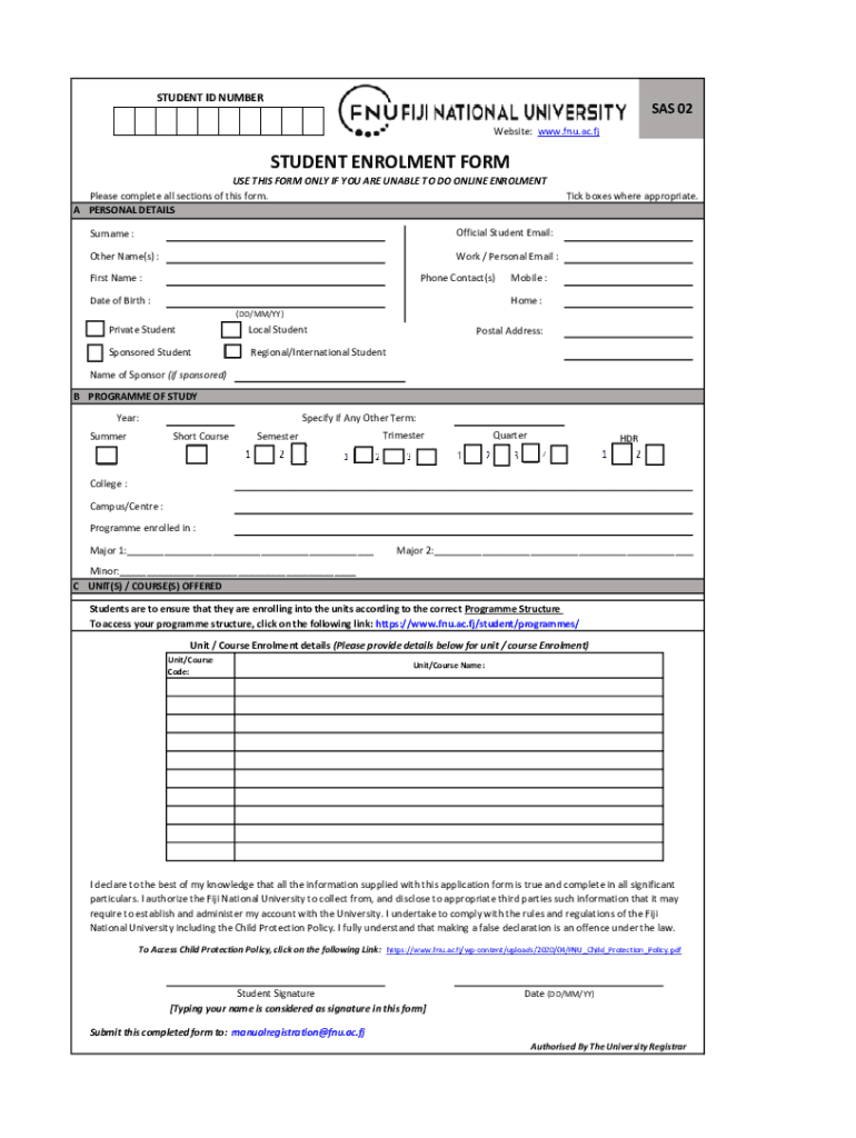 Fiji school of nursing application form 2025 Fill out & sign online DocHub