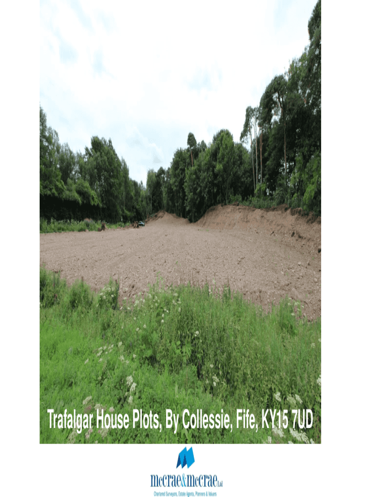 Fillable Online Land For Sale In Auchtermuchty Cupar Bowe Of Fife