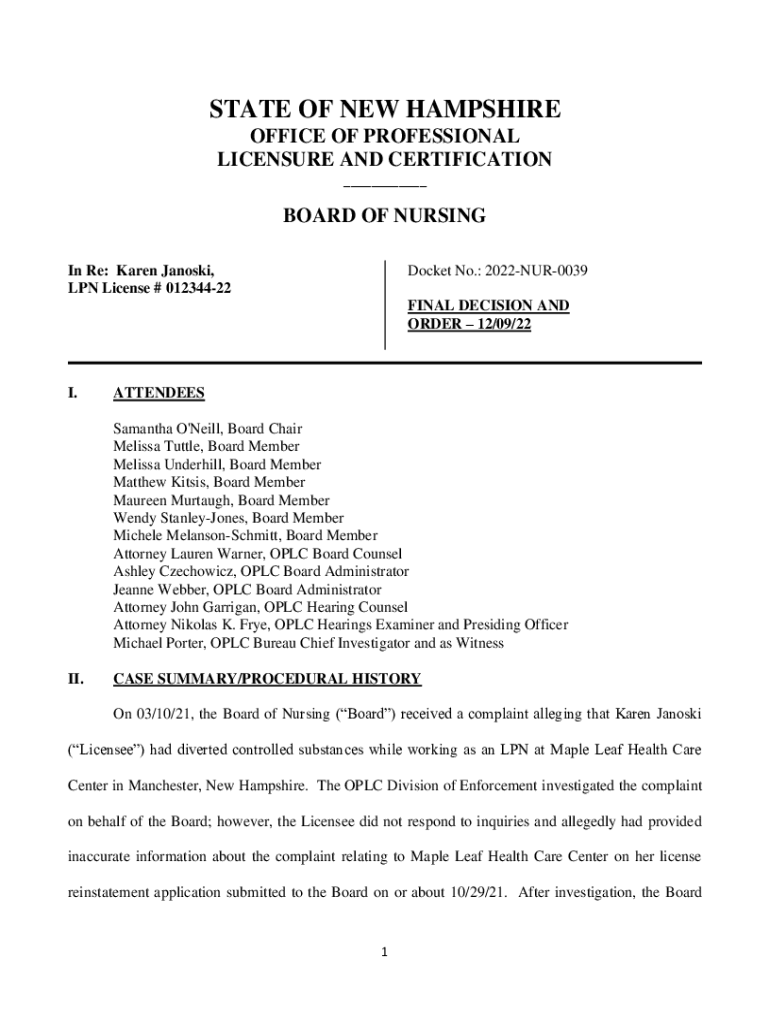 Fillable Online Licensure by Endorsement State of New Hampshire NH.gov Fax Email Print