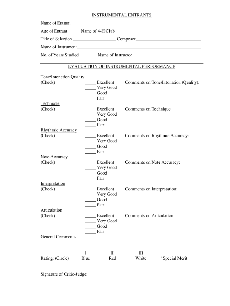 Fillable Online Guidelines For Regional 4H Day Johnson County
