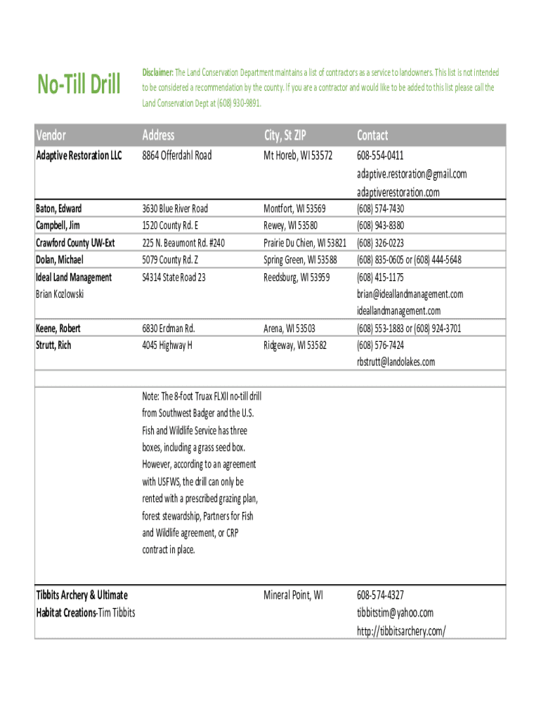 Fillable Online the Official site of Iowa County, WI Land