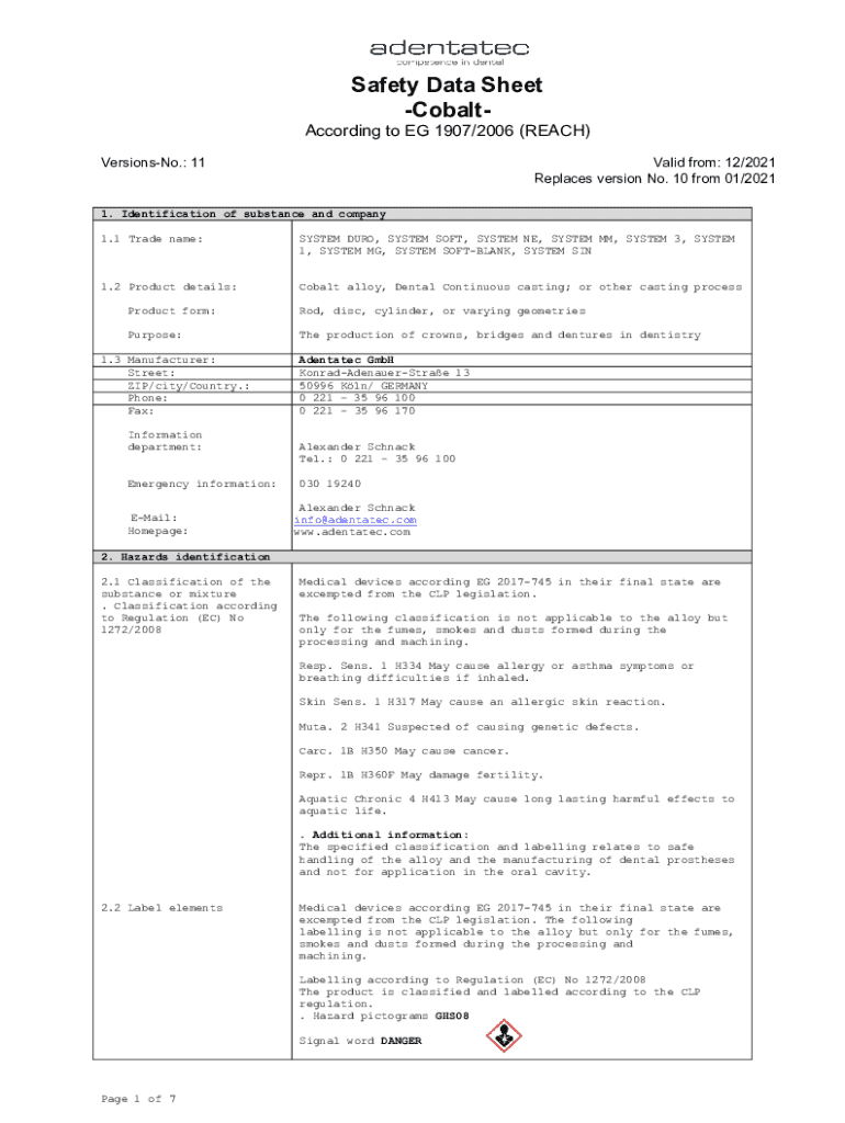 Fillable Online Material Safety Data Sheet Nickel Fax Email Print pdfFiller