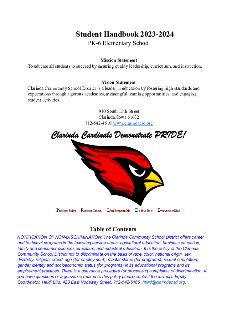 Fillable Online Clarinda Community School District Proposed Strategic Plan Fax Email Print