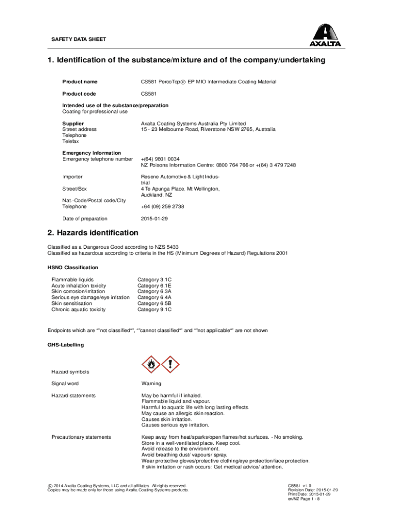 Fillable Online PenguardExpressMIOSafetyDataSheet. Fax Email