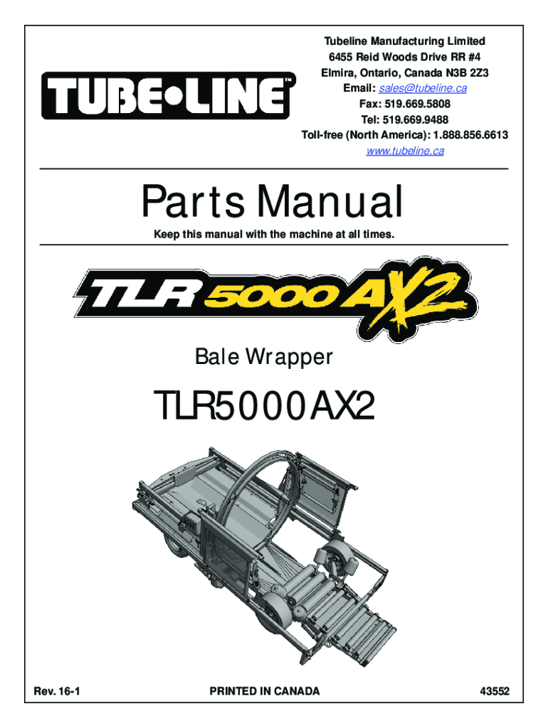 Fillable Online TubeLine Manufacturing, Inc Fax Email Print pdfFiller