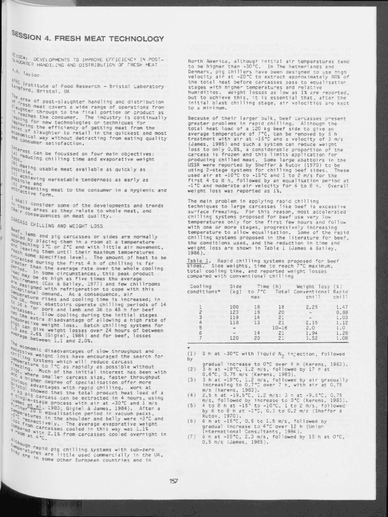 Fillable Online 4. F R E S H M E A T T E C H N O L O G Y Fax Email