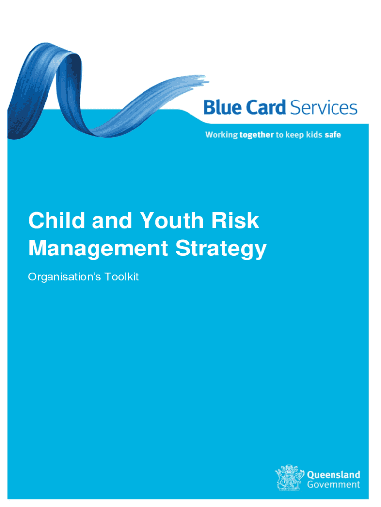 Fillable Online Child and youth risk management strategy toolkit Fax