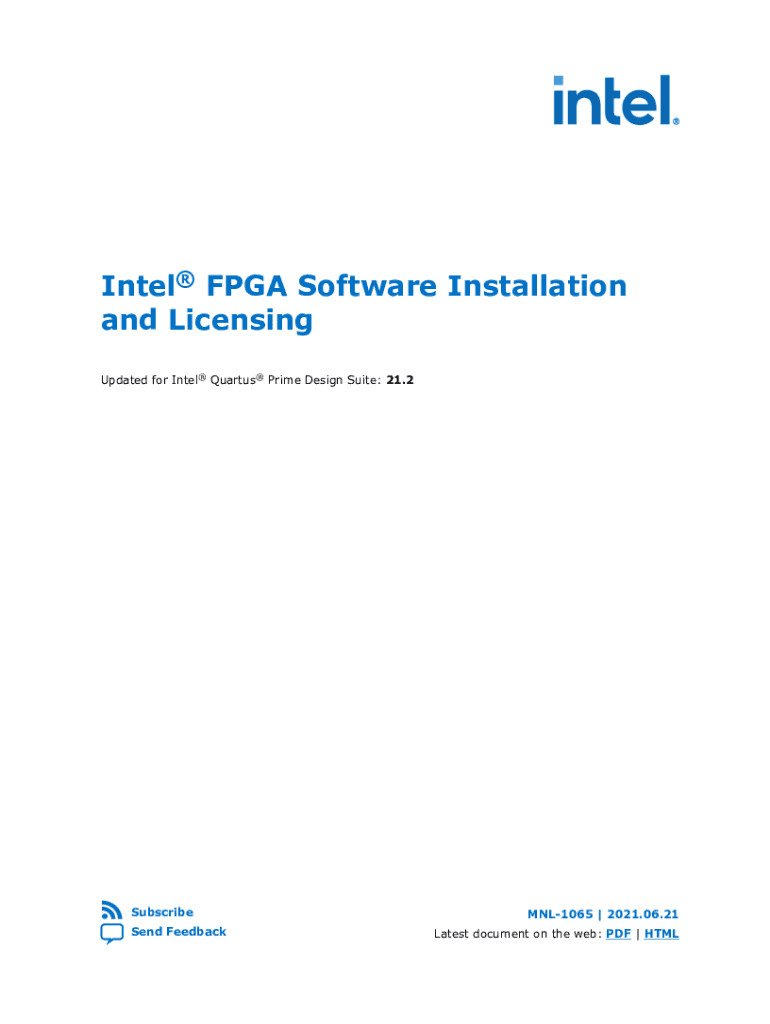 Fillable Online Intel Quartus Prime Pro Edition User Guide Getting