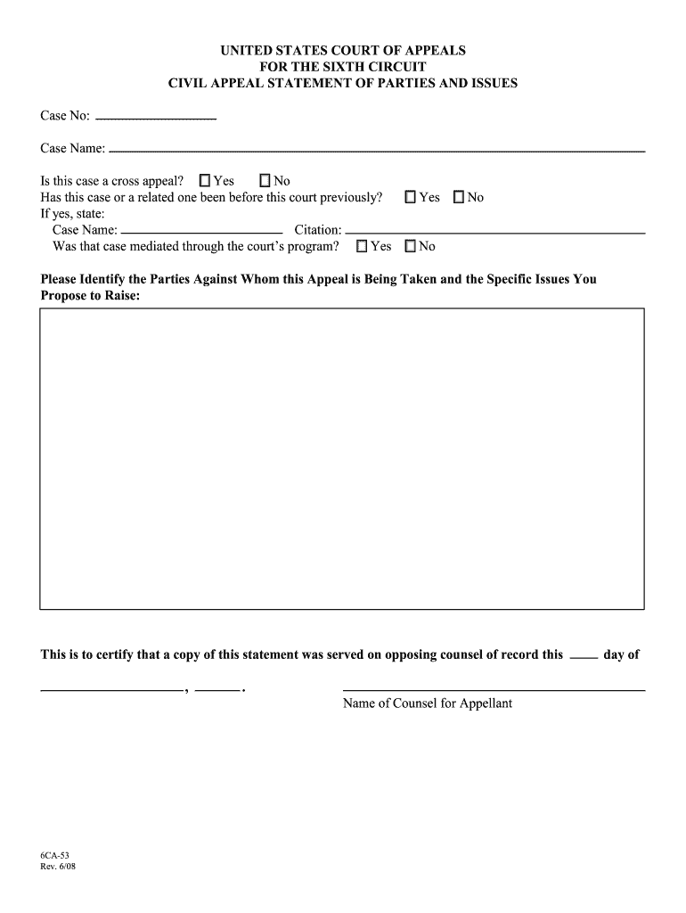 4th Court Of Appeals Docketing Statement 20082021 Fill and Sign