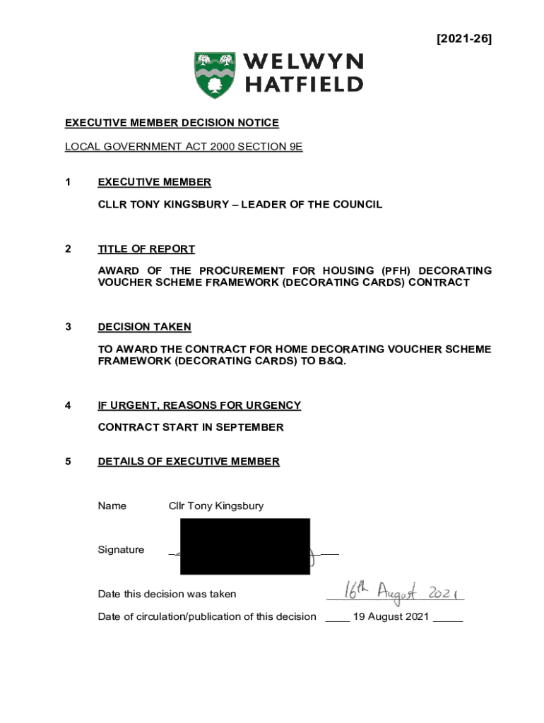 Fillable Online Decorating Voucher Scheme Fax Email Print pdfFiller