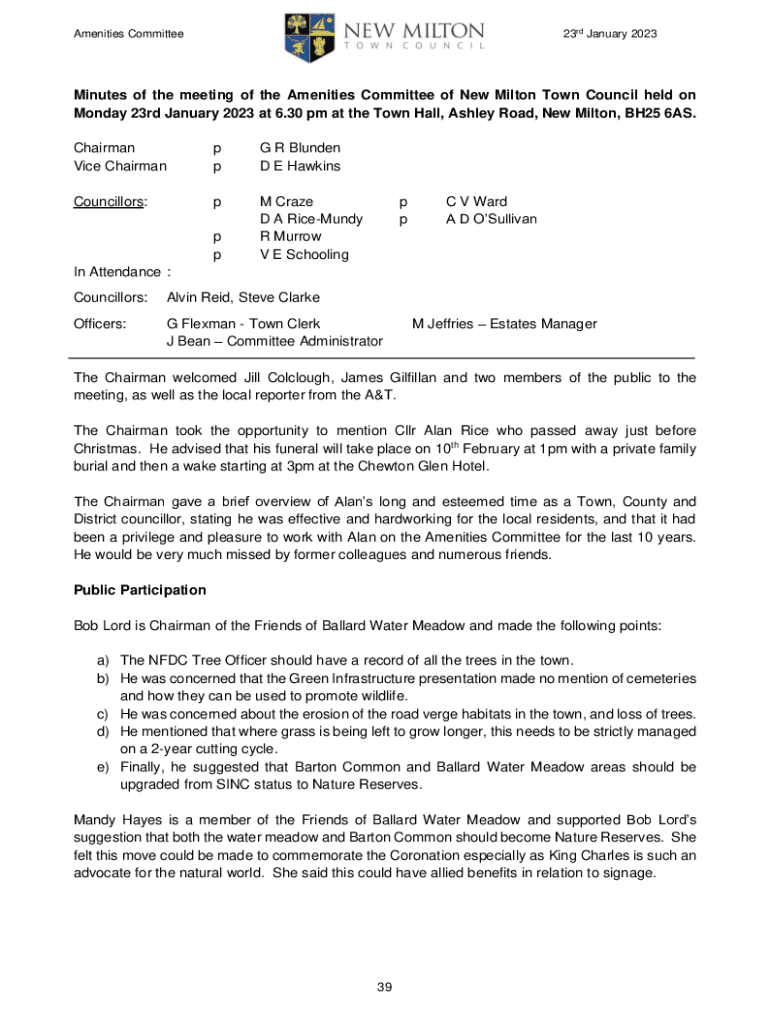 Fillable Online Town and parish election results Fax Email Print