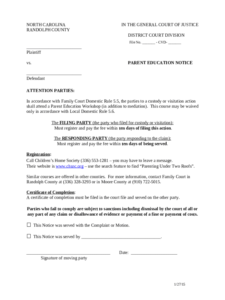 Randolph County Local Rules and s Doc Template pdfFiller