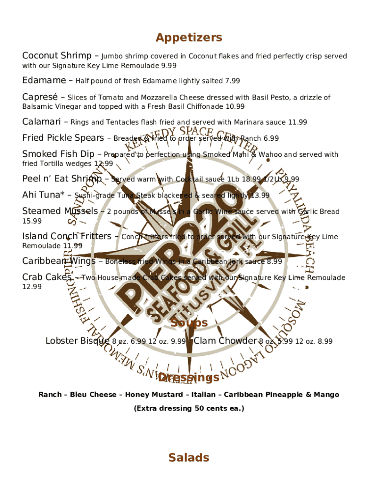 Fish Bowl Kitchen (East Lake) Delivery MenuOrder Online Doc Template pdfFiller