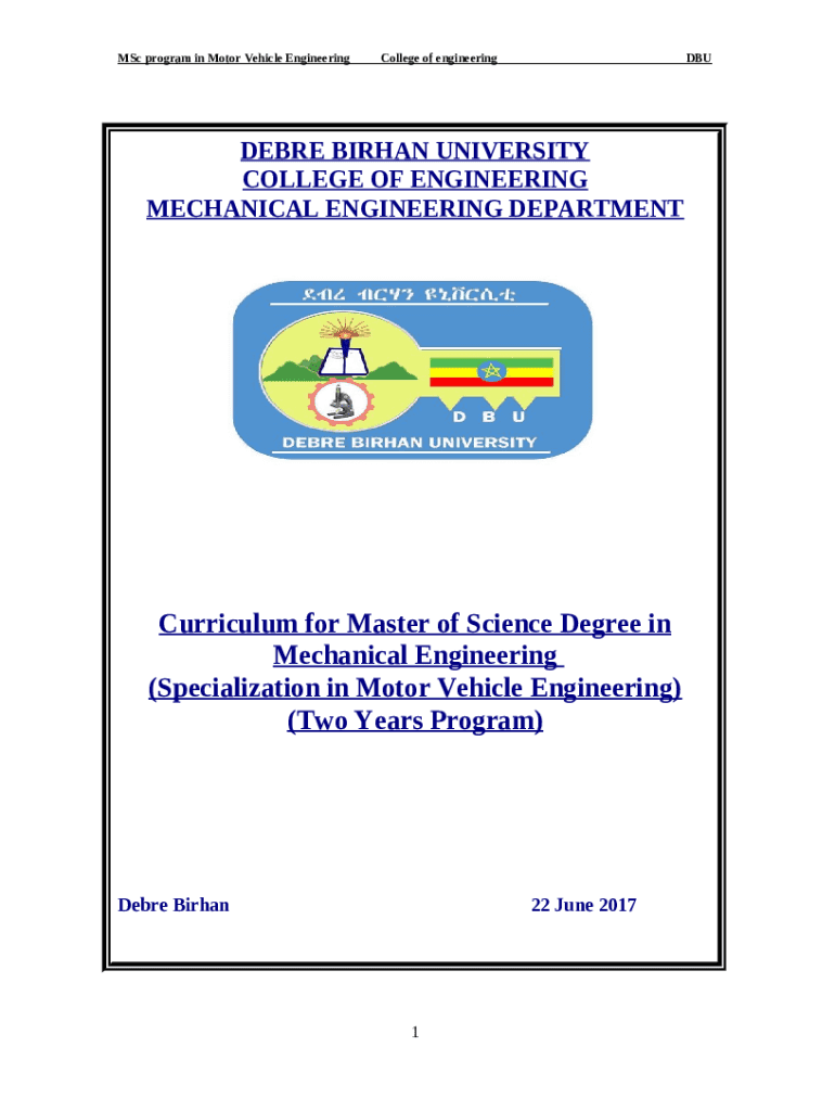 Automotive Certificate Bagley College of Engineering Doc Template
