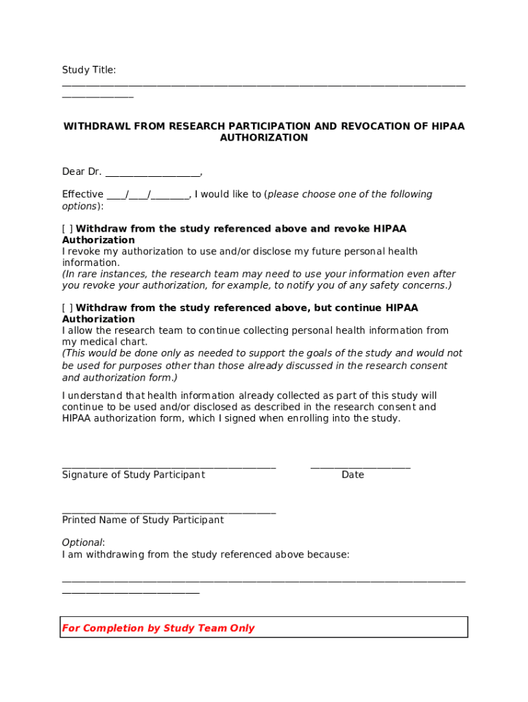 Revocation of Authorization Template Doc Template pdfFiller