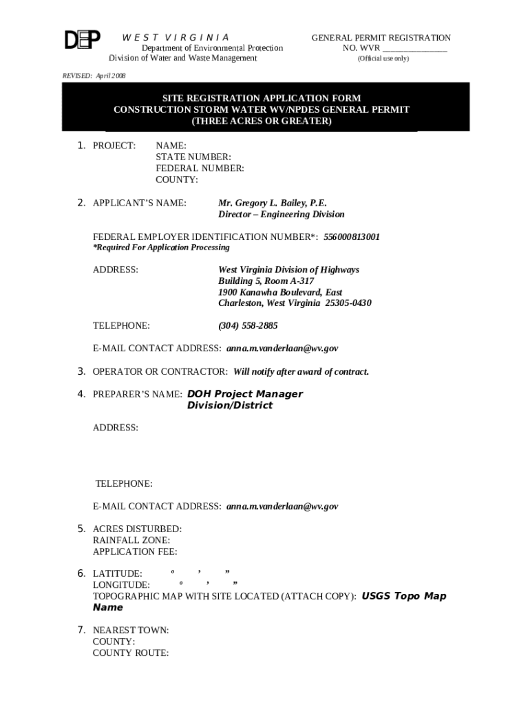 List of Residual Waste Beneficial Use General Permits transportation