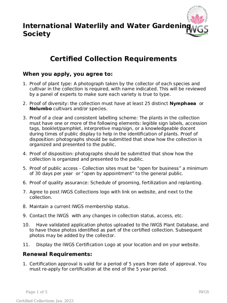 CODE OF PRACTICE for collectors, growers and suppliers Doc Template