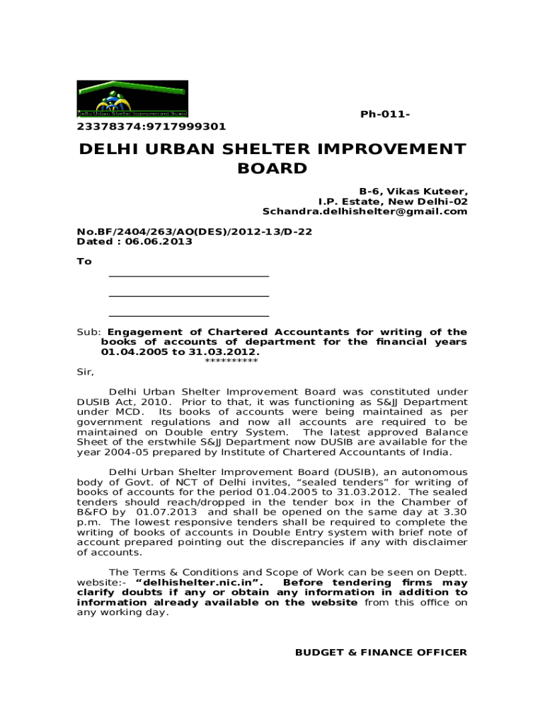 Engagement of Chartered Accountants Doc Template pdfFiller