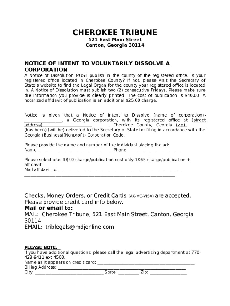 Business Law Attorney Cherokee County GA Doc Template pdfFiller