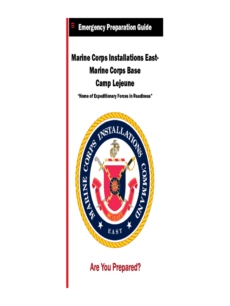 Fillable Online Marine corps base camp lejeune marine corps