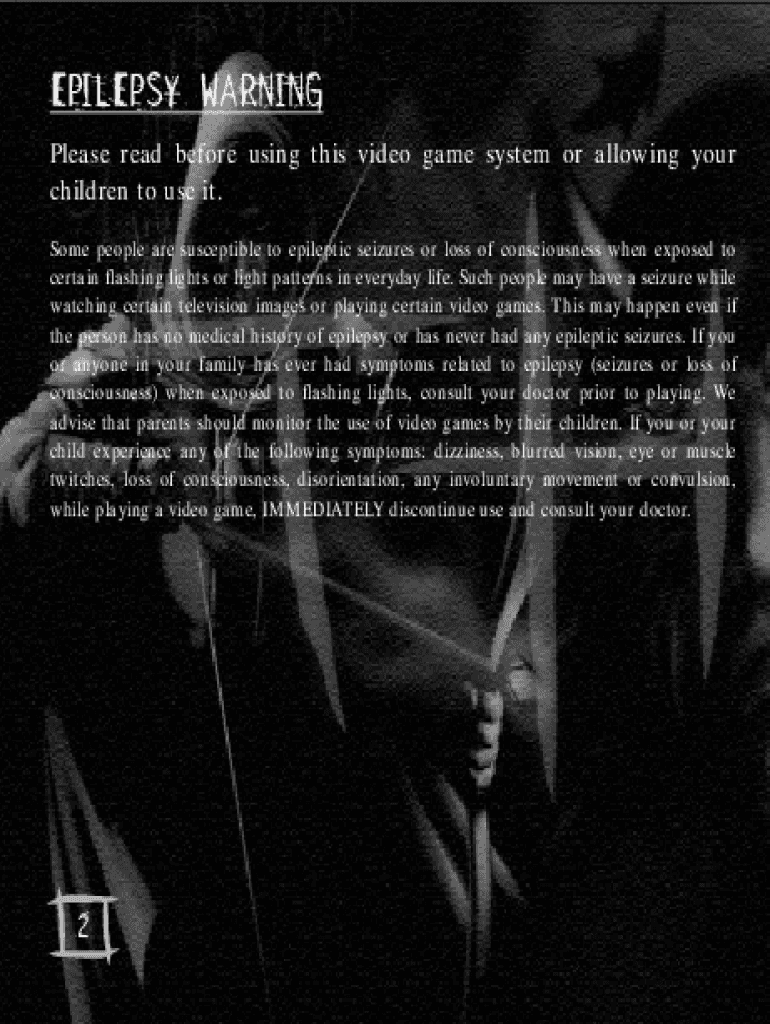 Fillable Online EPILEPSY WARNING PRECAUTIONS TO TAKE DURING Fax