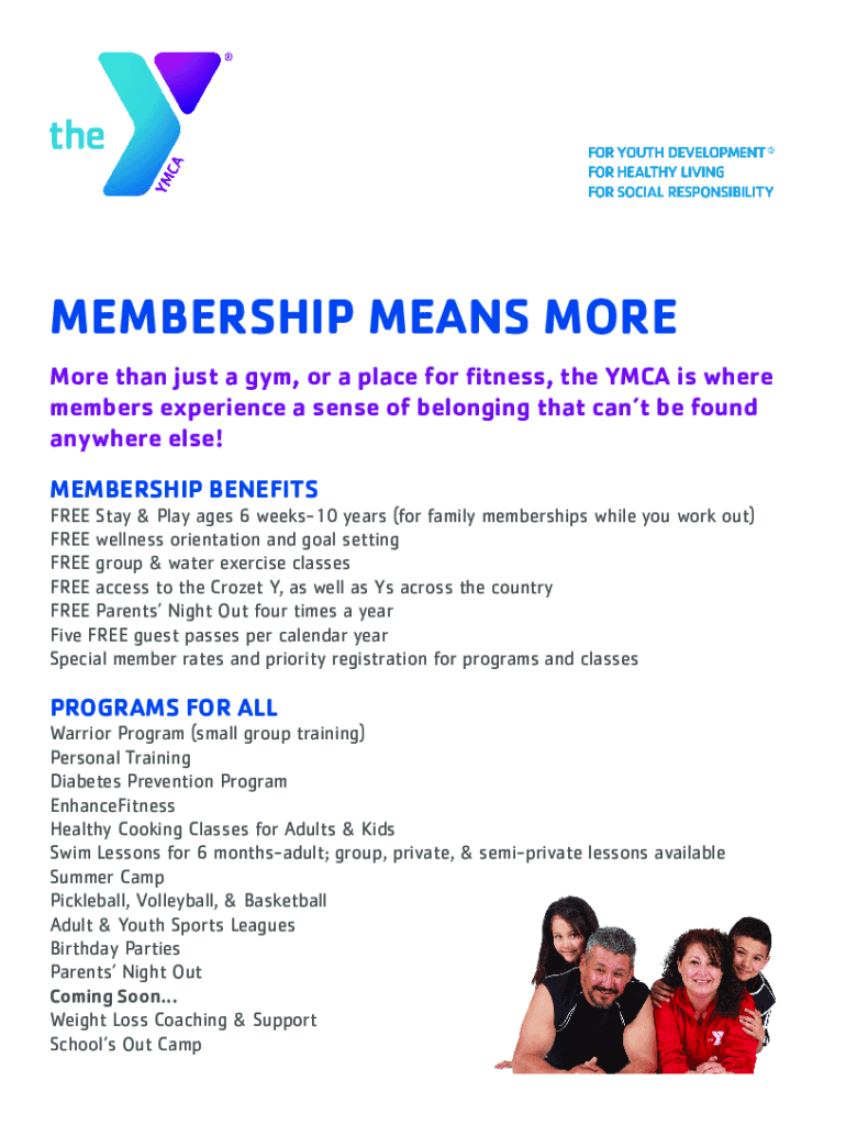 Fillable Online compass k12albemarle What Does the YMCA Mean to You