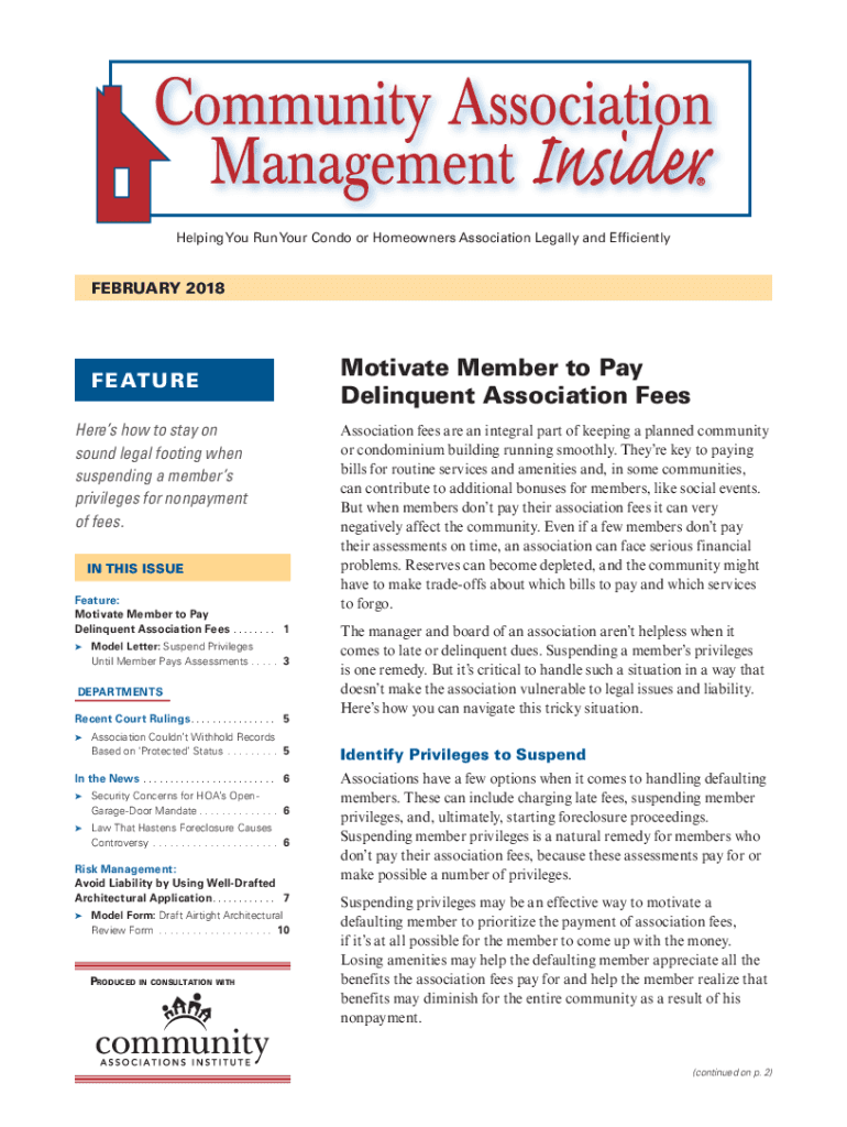 Fillable Online Solved Can an HOA restrict individual room rentals