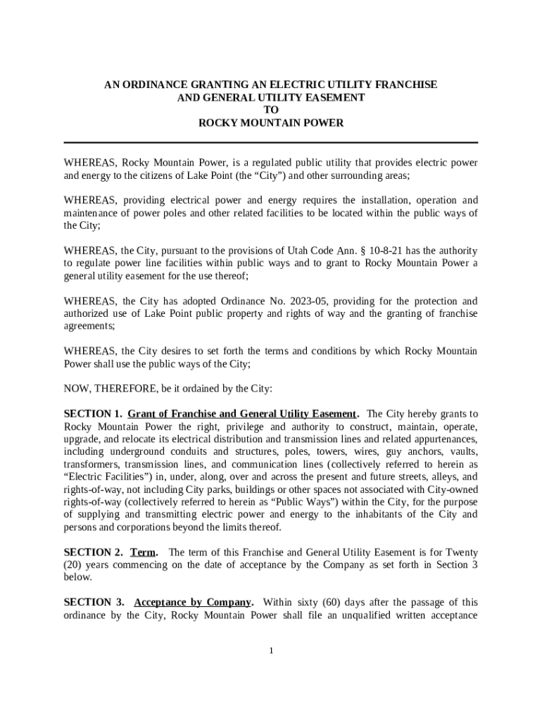 Mills City Council looks to increase Rocky Mountain Power Doc