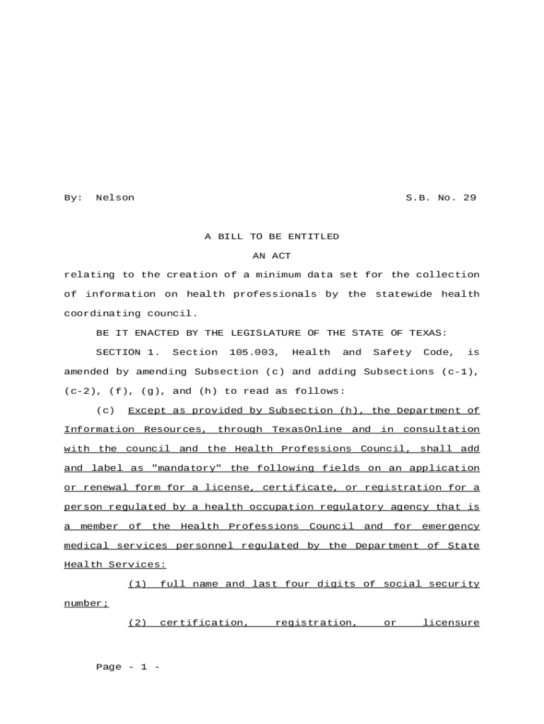 Bills and Resolutions of the 87th Legislature ftp legis state tx Doc
