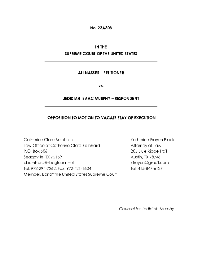 Fillable Online Murphy v. Nasser (023dpw70005), Fifth Circuit U.S