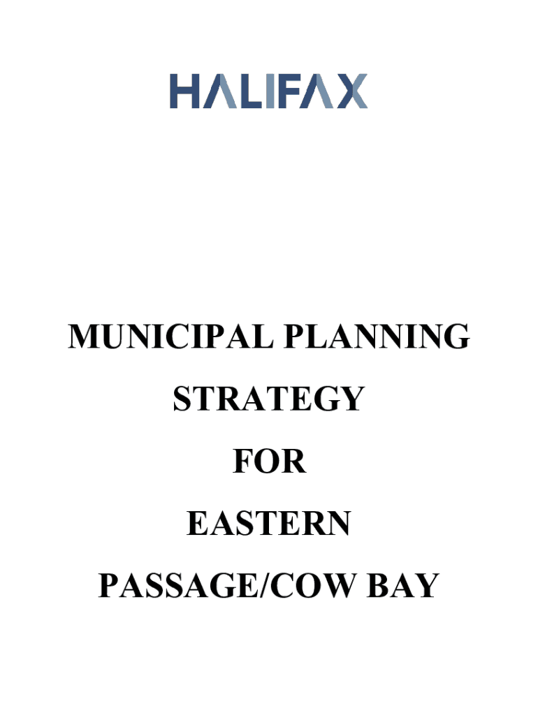 Fillable Online Eastern Passage/Cow Bay Plan Area Fax Email Print