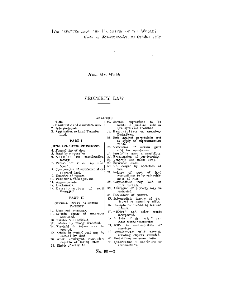 Fillable Online recent developments in indiana real property law Fax