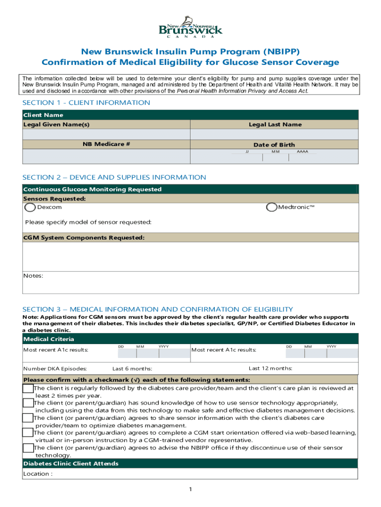 Fillable Online www2 gnb Is CGM covered by Medicare? Fax Email