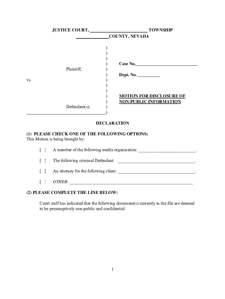 Fillable Online Justice Court Rules of Las Vegas Township Fax Email