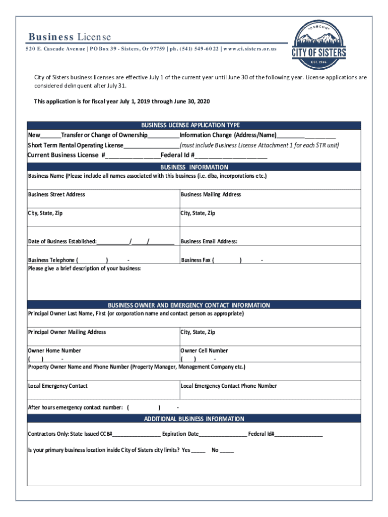 Fillable Online City of Sisters Zoning Map Real Estate Investment Group Fax Email Print