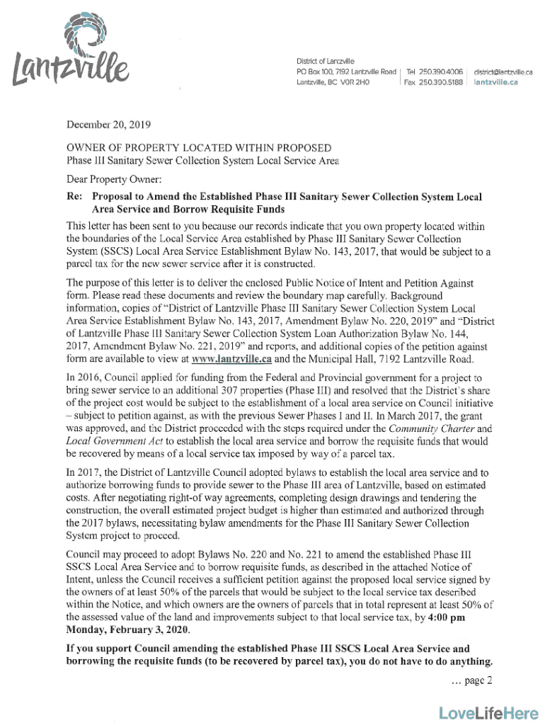 Fillable Online 7192 Lantzville Road Tel 250 Fax Email Print pdfFiller