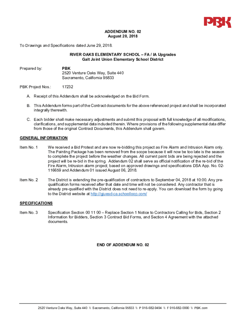 Fillable Online Galt Joint Union Elementary School District Formal