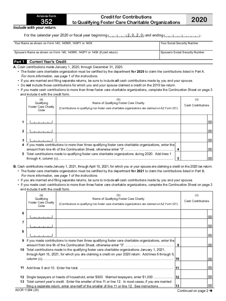 Tax CreditState of Arizona State Employees Charitable Fill out & sign online DocHub
