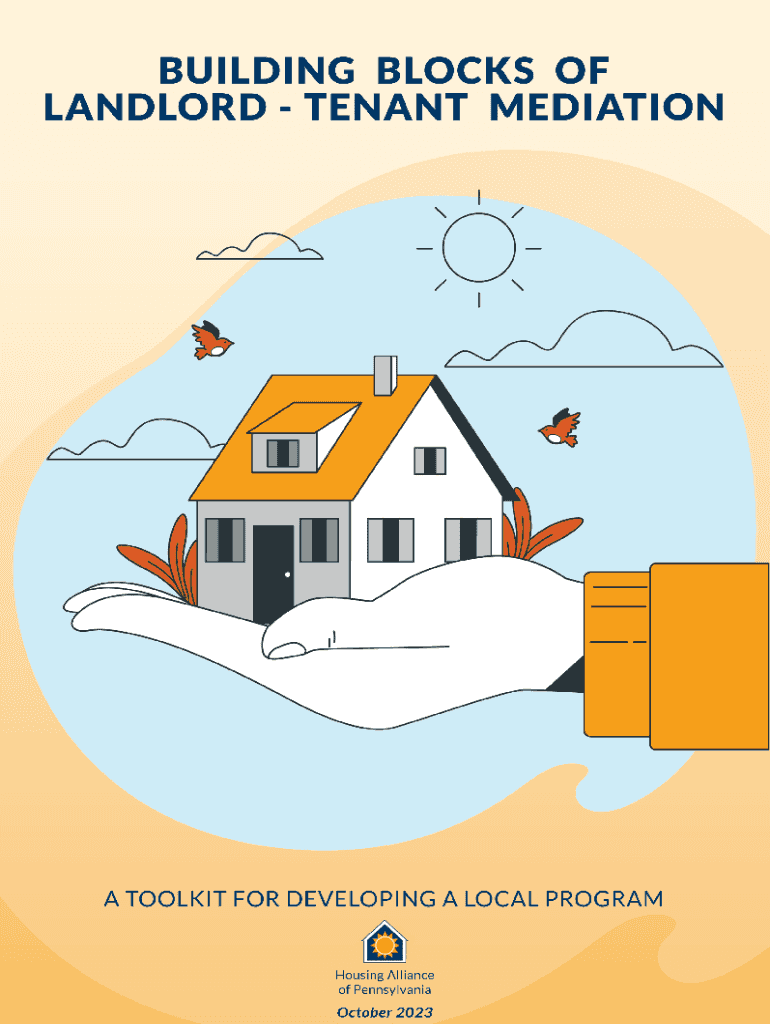 Fillable Online Building Blocks of Landlord Tenant Mediation Fax Email Print pdfFiller
